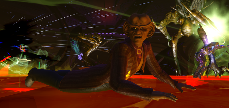 Quark gets in way over his lobes in a hilarious mission inspired by one of Deep Space Nine’s goofiest episodes.
